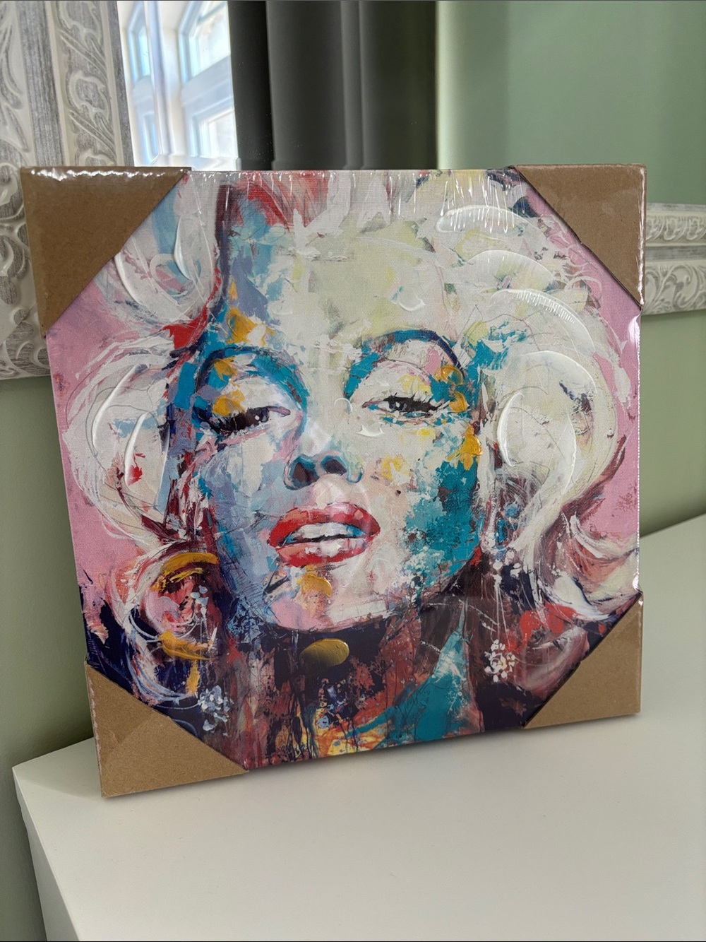 Contemporary Marilyn Pop Art Canvas Wall Art - Multicolor